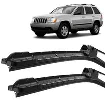 Par Palheta Limpador ParaBrisa Cherokee 2002 03 04 05 06 07 08 09 10 2011 Silicone encaixe Gancho