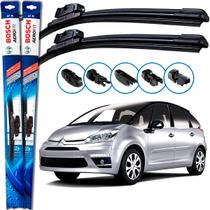 Par Palheta Limpador Parabrisa Citroën C4 Picasso 2007 2008 Bosch Par Palheta Limpador Parabrisa Citroën C4 Picasso 2007 2008 Bosch