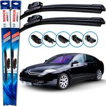 Par Palheta Limpador Parabrisa Citroën C6 2005 2006 2007 2008 2009 Bosch Par Palheta Limpador Parabrisa Citroën C6 2005 2006 2007 2008 2009 Bosch