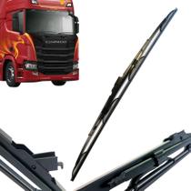Par Palheta Limpador Parabrisa compatível Scania NTG 2019... 28" 71cm 711mm com Brucutu / Esguicho (2753171)