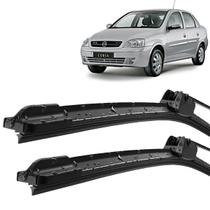 Par Palheta Limpador ParaBrisa Corsa Sedan 2001 02 03 04 05 06 07 08 09 10 Silicone