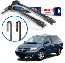 Par Palheta Limpador Parabrisa Dianteira Aerofit Bosch Caravan 1994 a 03 04 05 06 2007 Braço Gancho Par Palheta Limpador Parabrisa Dianteira Aerofit Bosch Caravan 1994 a 03 04 05 06 2007 Braço Gancho