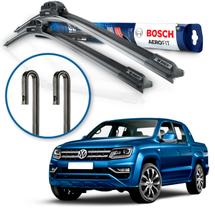 Par Palheta Limpador Parabrisa Dianteiro Aerofit Bosch Amarok 2010 2011 2012 Braço Gancho Par Palheta Limpador Parabrisa Dianteiro Aerofit Bosch Amarok 2010 2011 2012 Braço Gancho