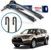 Par Palheta Limpador Parabrisa Dianteiro Aerofit Bosch Outlander 2007 08 09 10 11 2012 Braço Gancho Par Palheta Limpador Parabrisa Dianteiro Aerofit Bosch Outlander 2007 08 09 10 11 2012 Braço Gancho