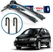 Par Palheta Limpador Parabrisa Dianteiro Aerofit Bosch Zafira 2001 a 08 09 10 11 2012 Braço Gancho