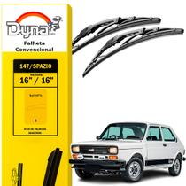 Par Palheta Limpador Parabrisa Dyna Original Fiat 147 Spazio 1976 a 1987 para Para-brisa Dianteiro