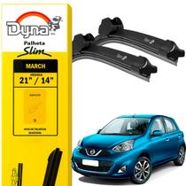 Par Palheta Limpador Parabrisa Dyna Original March 2011 a 2022 para Limpador Dianteiro