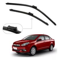 Par Palheta Limpador Parabrisa Fiat Grand Siena 2012 À 2018
