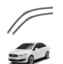 Par Palheta Limpador Parabrisa Fiat Linea 2008 A 2016