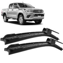 Par Palheta Limpador ParaBrisa Hilux e SW4 2016 a 2020 Silicone