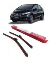 Par Palheta Limpador Parabrisa Honda Fit 2009 A 2014 CINOY / MQ Par Palheta Limpador Parabrisa Honda Fit 2009 A 2014 CINOY / MQ