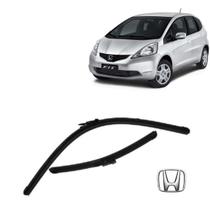 Par Palheta Limpador Parabrisa Honda New Fit 2009 a 2014 Par Palheta Limpador Parabrisa Honda New Fit 2009 a 2014