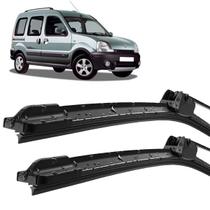 Par Palheta Limpador ParaBrisa Kangoo e Express 1997 a 2011 Silicone encaixe Gancho Par Palheta Limpador ParaBrisa Kangoo e Express 1997 a 2011 Silicone encaixe Gancho