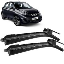 Par Palheta Limpador ParaBrisa March 2012 a 2020 Silicone