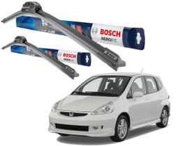 Par Palheta Limpador Parabrisa Original Bosch Honda Fit LX LXL EX 2003 2004 2005 2006 2007(NAO SERVE NO 2008 EM DIANTE)