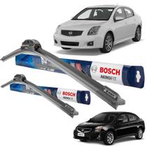 Par Palheta Limpador Parabrisa Original Bosch Nissan Sentra S SL 2007 2008 2009 2010 2011 2012 2013