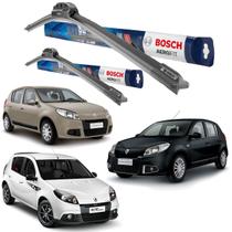 Par Palheta Limpador Parabrisa Original Bosch Renault Sandero 2008 2009 2010 2011 2012 2013