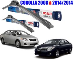 Par Palheta Limpador Parabrisa Original Bosch Toyota Corolla XEI XLI 2008 2010 2011 2012 2013 2014 Par Palheta Limpador Parabrisa Original Bosch Toyota Corolla XEI XLI 2008 2010 2011 2012 2013 2014