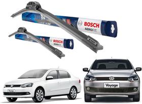 Par Palheta Limpador Parabrisa Original Bosch VW Voyage Comfortline Trend 2008 2009 2010 2011 2012