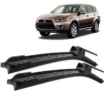 Par Palheta Limpador ParaBrisa Outlander 2007 a 2013 Silicon