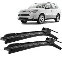 Par Palheta Limpador ParaBrisa Outlander 2014 a 2019 Silicon