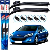 Par Palheta Limpador Parabrisa Peugeot 407 / 407 SW 2004 2005 2006 2007 2008 2009 Bosch Par Palheta Limpador Parabrisa Peugeot 407 / 407 SW 2004 2005 2006 2007 2008 2009 Bosch