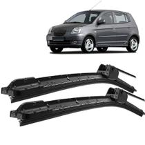 Par Palheta Limpador ParaBrisa Picanto 2006 a 2011 Silicone