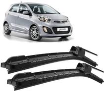 Par Palheta Limpador ParaBrisa Picanto 2012 a 2018 Silicone