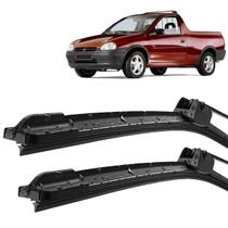 Par Palheta Limpador ParaBrisa Pickup Corsa 1995 96 97 98 99 00 01 02 Silicone
