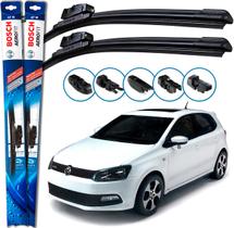 Par Palheta Limpador Parabrisa Polo Gti 2009 2010 2011 2012 2013 2014 Bosch Par Palheta Limpador Parabrisa Polo Gti 2009 2010 2011 2012 2013 2014 Bosch