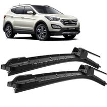 Par Palheta Limpador ParaBrisa Santa Fé 2013 a 2017 Silicone Par Palheta Limpador ParaBrisa Santa Fé 2013 a 2017 Silicone