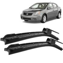 Par Palheta Limpador ParaBrisa Sentra 2007 2008 2009 2010 2011 2012 Silicone encaixe Gancho