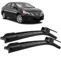 Par Palheta Limpador ParaBrisa Sentra 2014 a 2019 Silicone