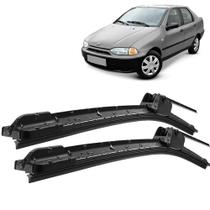 Par Palheta Limpador ParaBrisa Siena 1996 97 98 99 2000 a 2011 Silicone