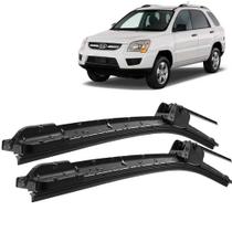Par Palheta Limpador ParaBrisa Sportage 2005 2006 2007 2008 2009 2010 Silicone encaixe Gancho