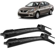 Par Palheta Limpador ParaBrisa Versa 2012 a 2019 Silicone