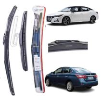 Par palheta limpador vidro dianteiro nissan sentra 2014-2023