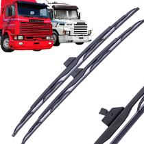 Par Palheta Limpadora Parabrisa para Scania 113 24" 600mm 60cm Conexão Gancho Estreito (1674323) Par Palheta Limpadora Parabrisa para Scania 113 24" 600mm 60cm Conexão Gancho Estreito (1674323)