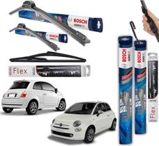 Par Palheta Limpardor Parabrisa Dianteira Bosch + 1 Traseira Vetor FIAT 500 2012 2013 2014 2015 2016 2017 2018 Par Palheta Limpardor Parabrisa Dianteira Bosch + 1 Traseira Vetor FIAT 500 2012 2013 2014 2015 2016 2017 2018