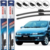 Par Palheta Original Bosch Multiclip Fiat Brava 1999 a 2003 Par Palheta Original Bosch Multiclip Fiat Brava 1999 a 2003
