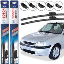 Par Palheta Original Bosch Multiclip Ford Fiesta 2002 a 2004