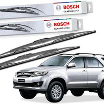Par Palheta Parabrisa Bosch Eco Ferro Hilux Sw4 2005 A 2015
