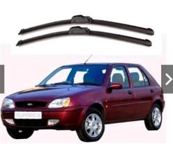 Par Palheta Silicone Limpador Parabrisa Ford Fiesta 1996/2004 Par Palheta Silicone Limpador Parabrisa Ford Fiesta 1996/2004