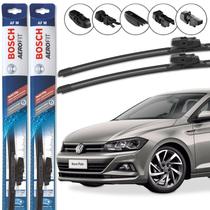 Par Palhetas Limpa Parabrisa Original Bosch Polo 2017 a 2026