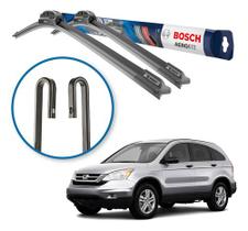 Par Palhetas Limpador Chuva Parabrisa Bosch Cr-v 2007 A 2024 Preto Par Palhetas Limpador Chuva Parabrisa Bosch Cr-v 2007 A 2024 Preto