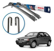 Par Palhetas Limpador Chuva Parabrisa Bosch Gol 1994 A 2005 Preto Par Palhetas Limpador Chuva Parabrisa Bosch Gol 1994 A 2005 Preto
