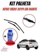 Par Palhetas Limpador de Parabrisa Dianteiro para Novo Hyundai HB20 2019 2020 2021 2022