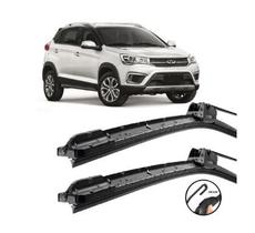 Par Palhetas Limpador Para-brisa Silicone Chery Tiggo 2