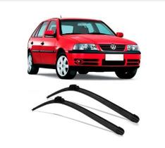 Par Palhetas Limpador Para-brisa Silicone Gol G3 1999 À 2005
