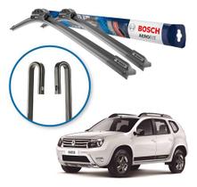 Par Palhetas Limpador Parabrisa Bosch Duster 2011 A 2020 Preto